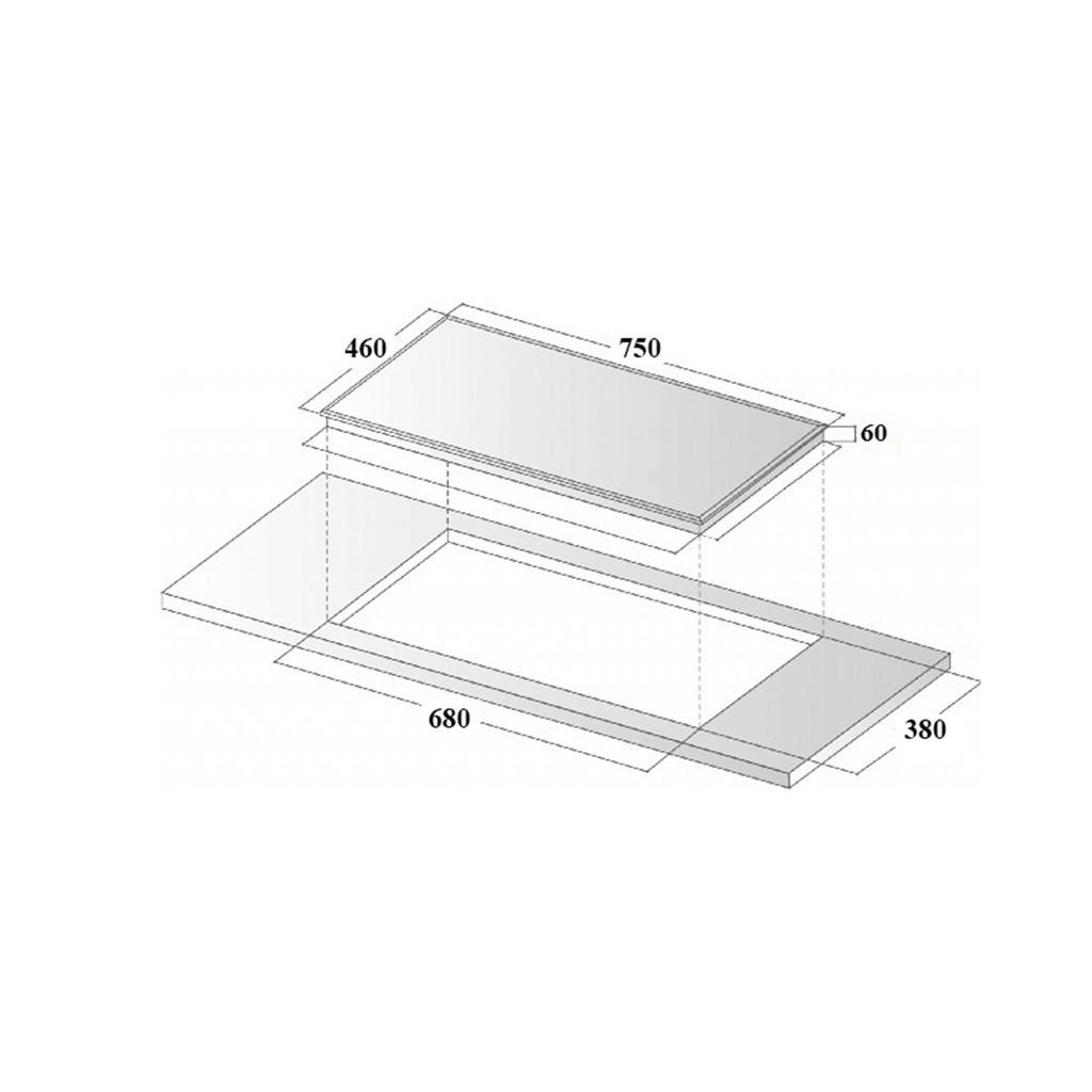 Bếp Từ Đôi EUROSUN EU-T898G - 2 Vùng nấu cảm ứng từ, Hàng chính hãng