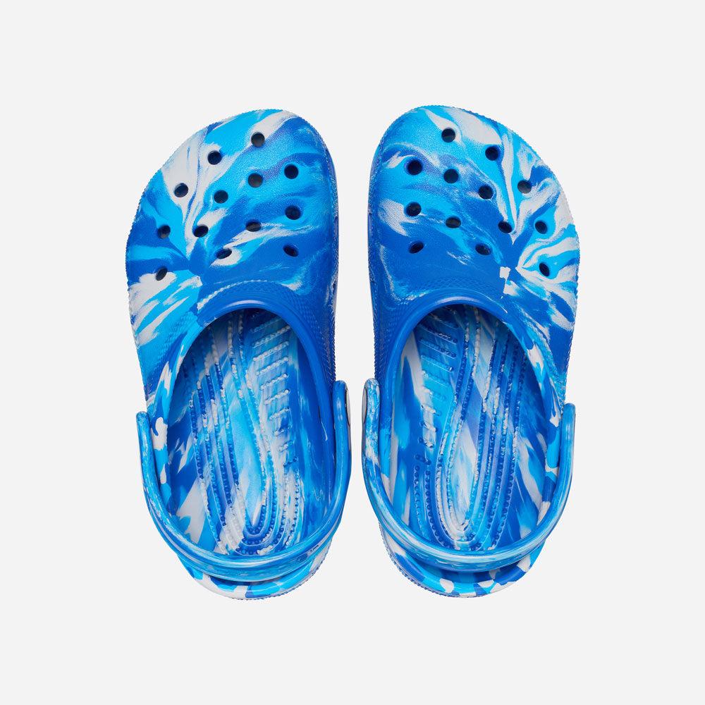 Giày nhựa trẻ em Crocs Toddler Classic Marbled - 206838-4LB