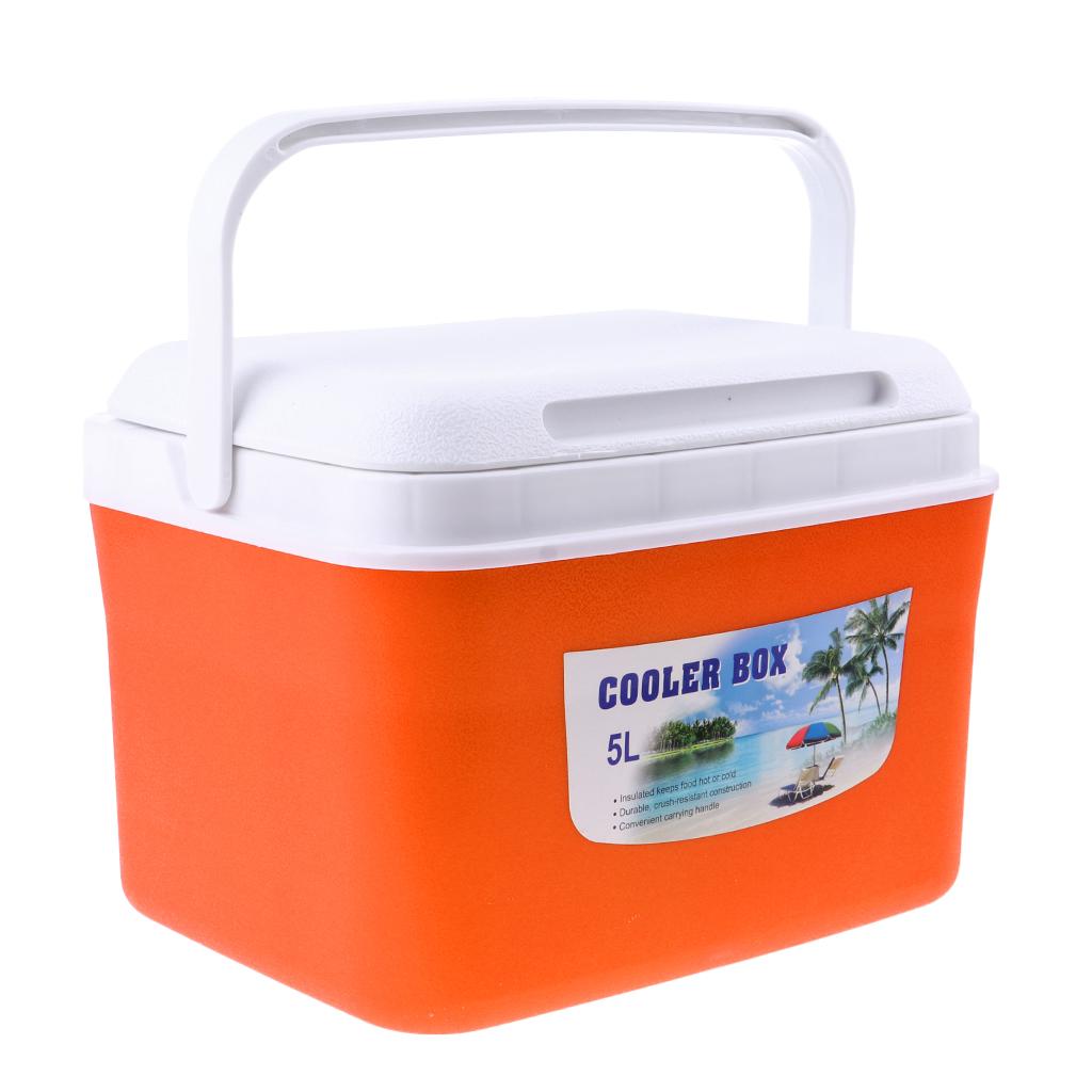 Camping Outdoor Drinks Food Cooler Box Car Ice Bucket with Handle
