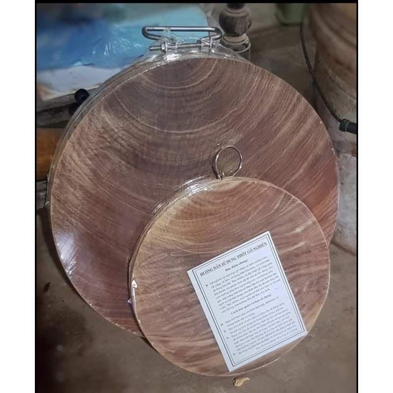 Thớt gỗ nghiến Tây Bắc nguyên khối 100% kích thước 34x5cm