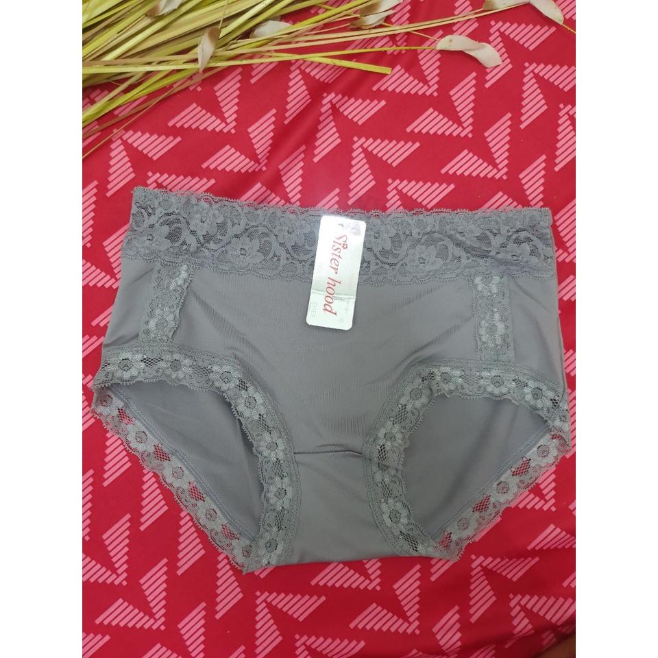 Quần lót nữ nhập khẩu Thái Lan thun lạnh viền ren form lớn FREESIZE 55-68KG , có gen nhẹ che khuyết điểm