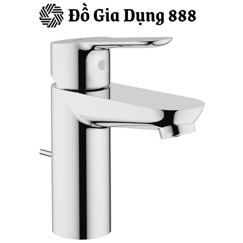 Vòi Chậu Grohe BauEdge S-Size 32819000, Vòi Sen, Chất Liệu Chrome, Áp Lực 0.75 MPa, Nhập Thái Lan, BH 12 Tháng