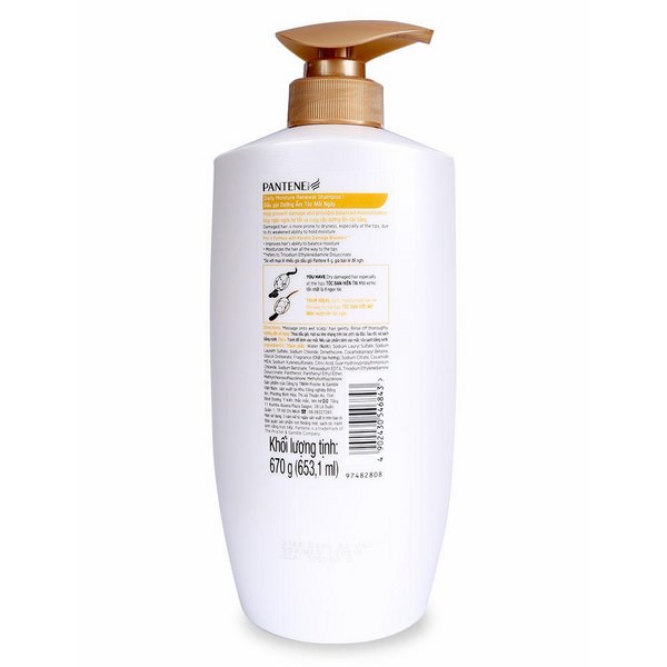 Dầu Gội Pantene Phục Hồi Độ Ẩm (670g)