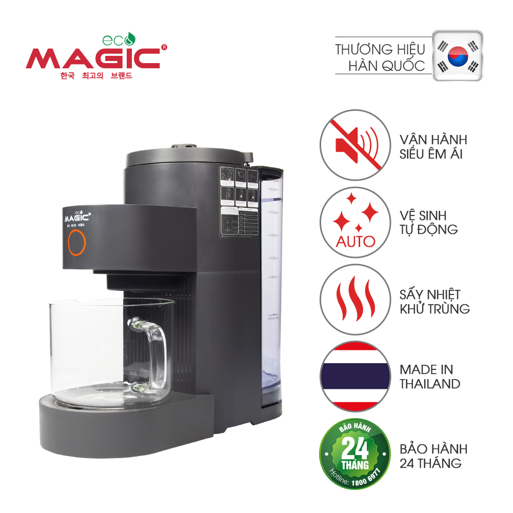 Máy Làm Sữa Hạt Đa Năng Tự Động Rửa Magic Eco AC -140 - Hàng chính hãng