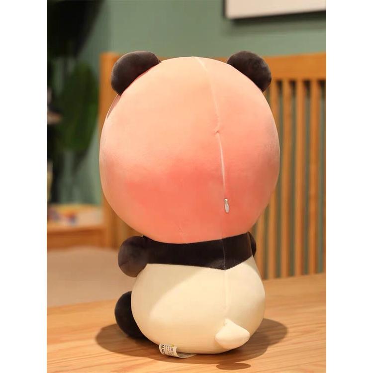Gấu trúc ôm trái cây cao cấp - 40cm