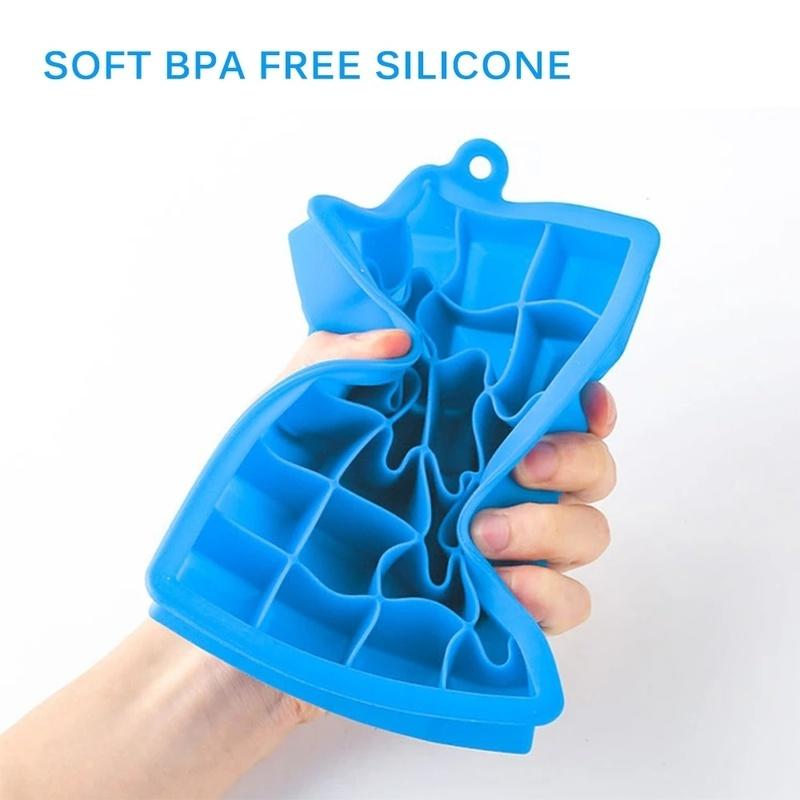 Khuôn Silicone Làm Đá Viên 15/24 Lỗ Đa Năng