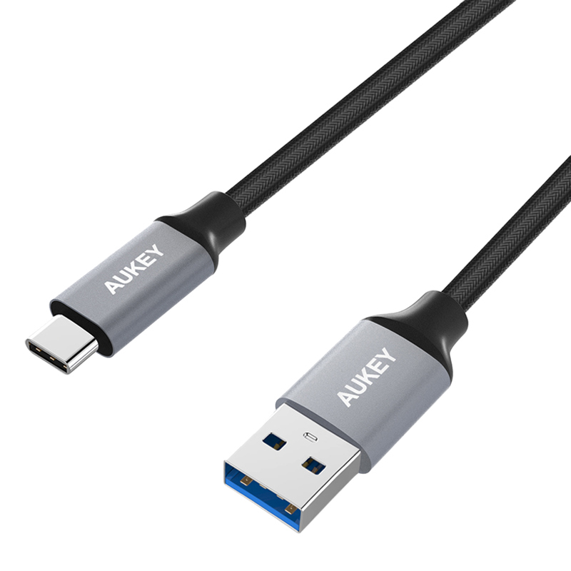 Bộ 5 Dây Cáp Sạc USB Type-C Aukey CB-CMD2 Hỗ Trợ Truyền Dữ Liệu Lên Đến 5Gbps - Hàng Chính Hãng