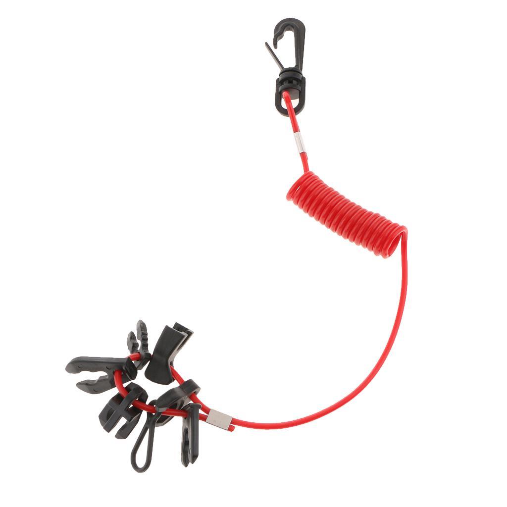 Universal Kill Switch 7 Keys Set Lanyar for Suzuki Outboard