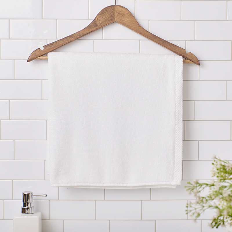 Bộ 3 khăn mặt, tắm, gội Damin Sunny - màu trắng