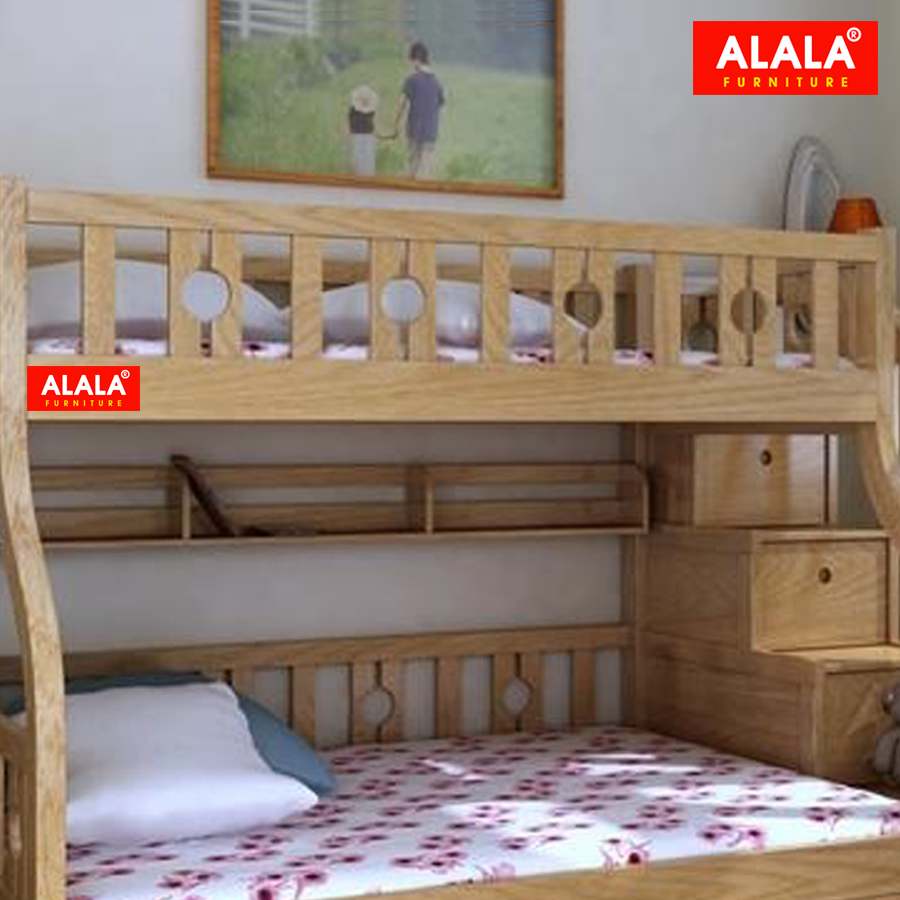 Hình ảnh Giường tầng ALALA116 cao cấp/ Miễn phí vận chuyển và lắp đặt/ Đổi trả 30 ngày/ Sản phẩm được bảo hành 5 năm từ thương hiệu ALALA/ Chịu lực 700kg