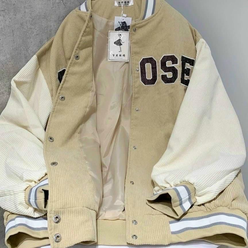 Áo Khoác bomber áo varsity jacket CHOOSSE chất nhung tăm cao cấp 2 lớp đẹp thời trang phng cách trẻ trung
