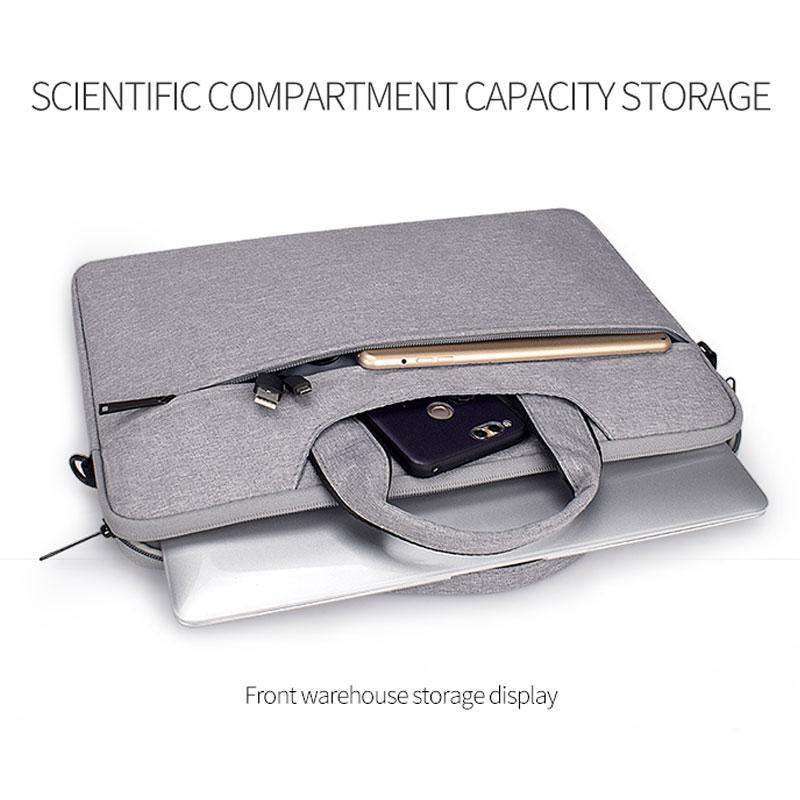 YuBeter Laptop Túi Xách Tay Máy Tính Trường Hợp Cho MacBook Air Pro 12 13 14 15.6 Inch Máy Tính Xách Tay Đeo Vai Túi Đeo Nữ áo Cặp