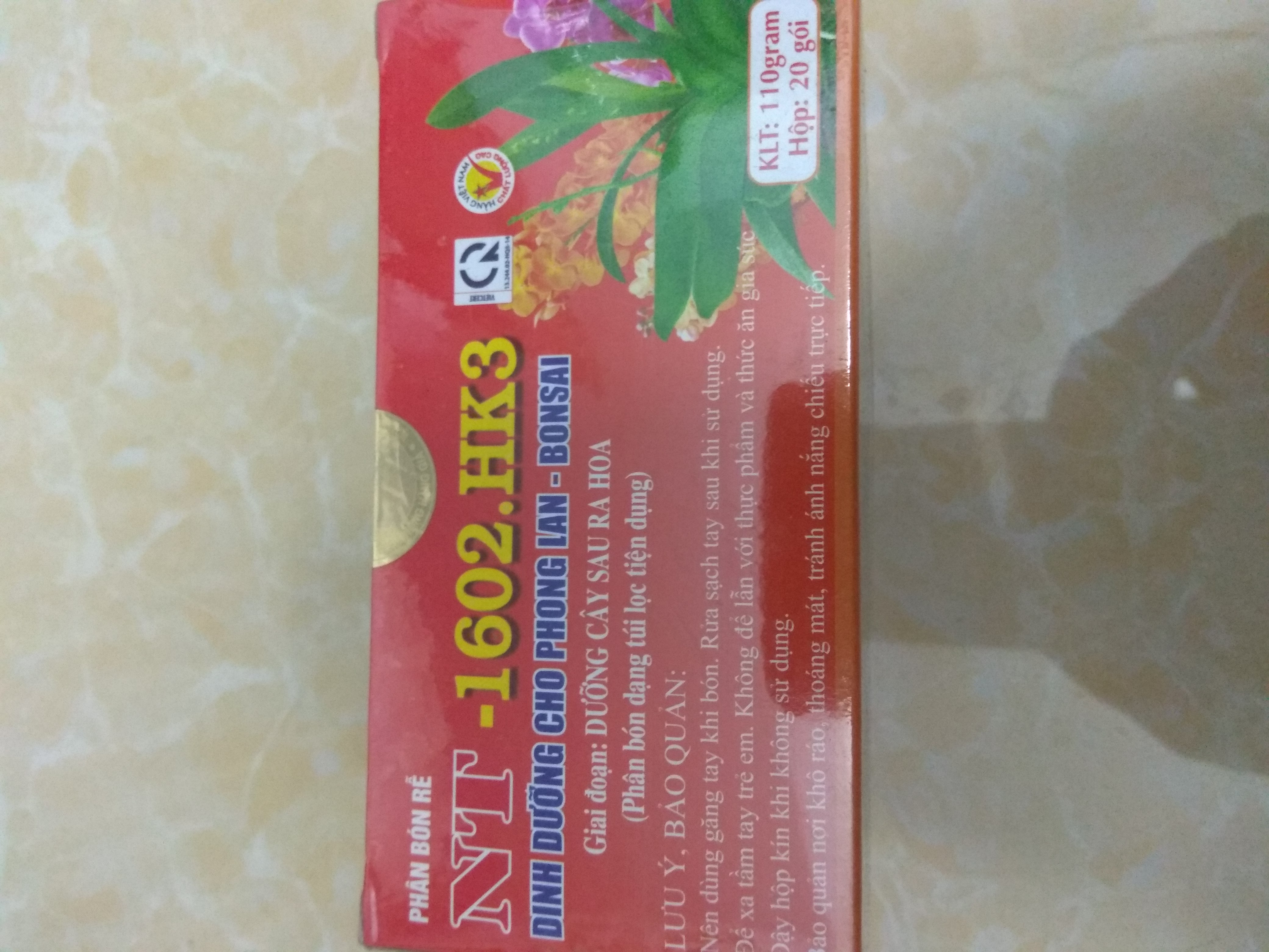 Combo 3 hộp loại túi lọc nuôi cây con đến trưởng thành, ra hoa, dưỡng cây sau ra hoa- HK1,HK2,HK3, hộp 20 gói