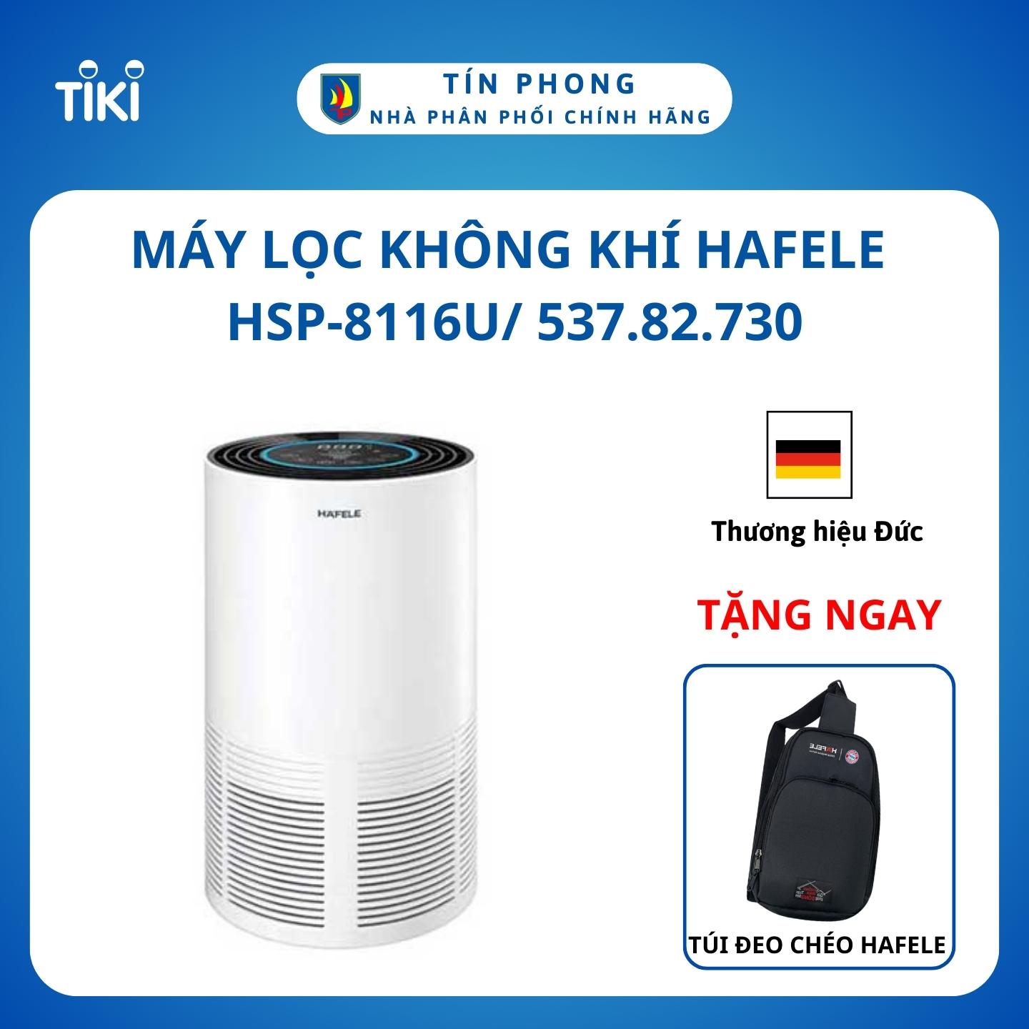 Máy lọc không khí Hafele HSP-8116U/ 537.82.730 - Màng lọc HEPA - Diện tích sử dụng 20-30m2, diệt khuẩn bằng UV - Hàng chính hãng