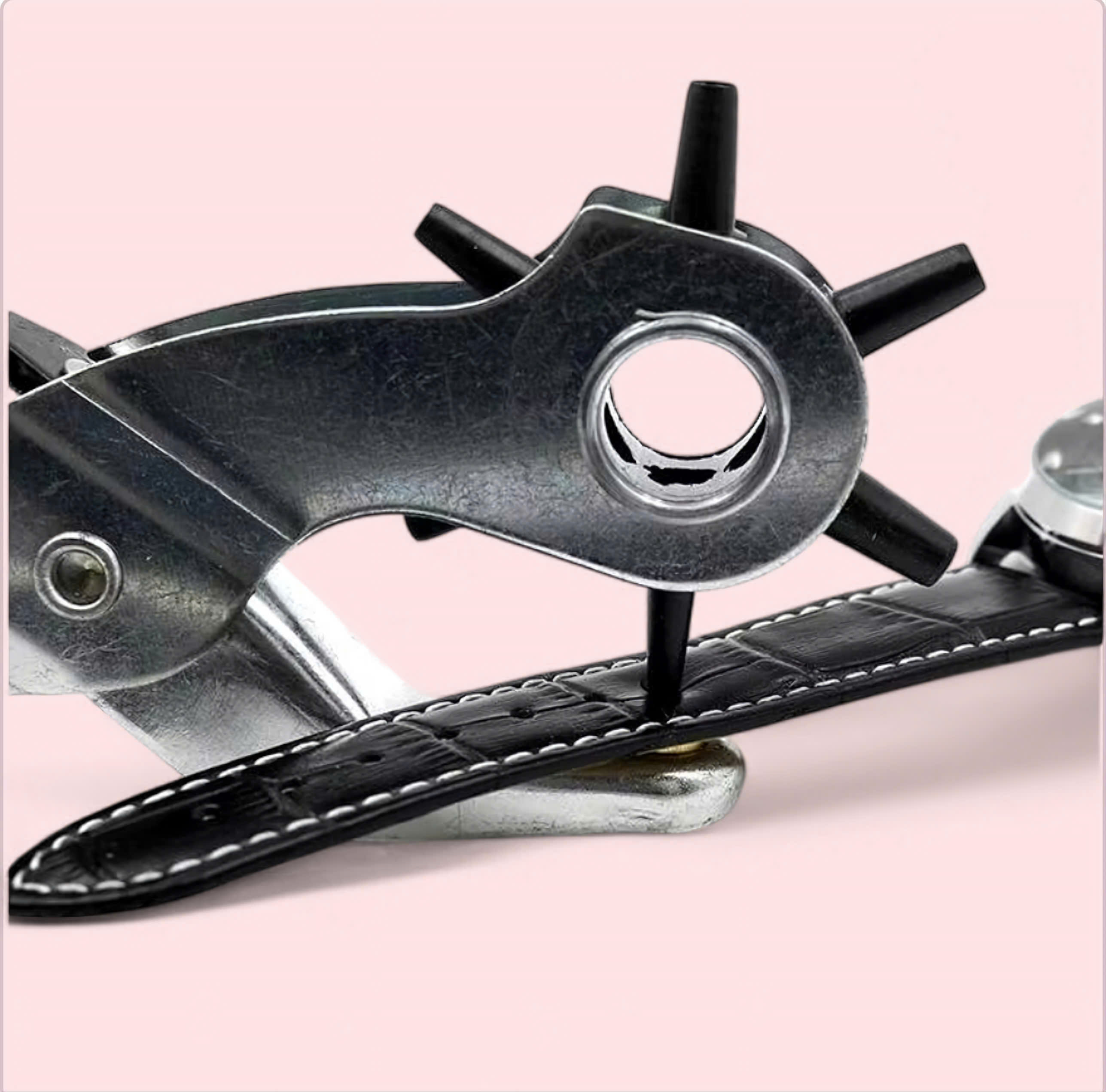 Kìm Bấm Lỗ Thắt Lưng, Dây Da 9 inch – Dụng Cụ Đục Lỗ Chuyên Dụng