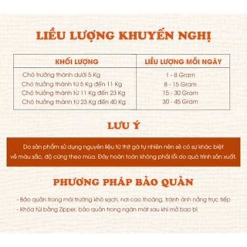 THANH GÀ SẤY DẺO MỀM, DAI THƠM NGON CHO CHÓ - SP005983