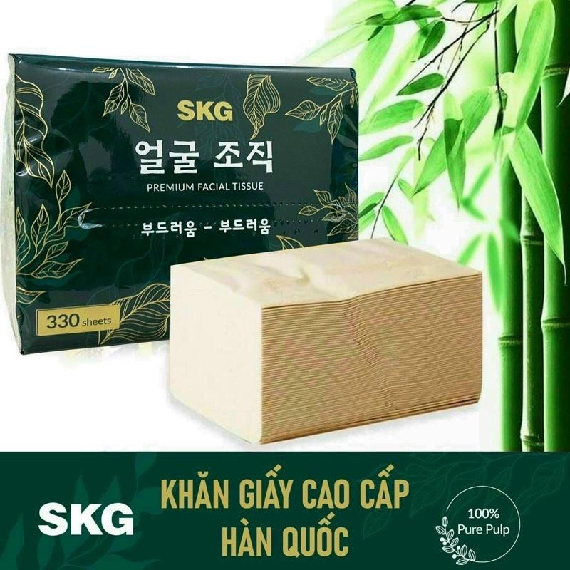 Thùng 30 gói giấy ăn gấu trúc SKG chất lượng cao giấy mềm mịn siêu dai - 1 gói 300 tờ loại 1