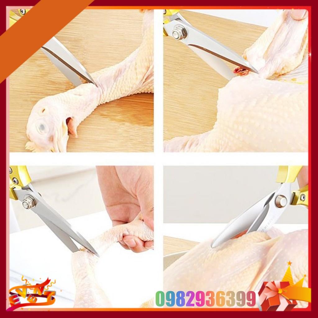 Kéo Cắt Gà Nhật Đa Năng SK5 - Cán Nhựa Bọc Nhôm Cắt Gà Siêu Bén
