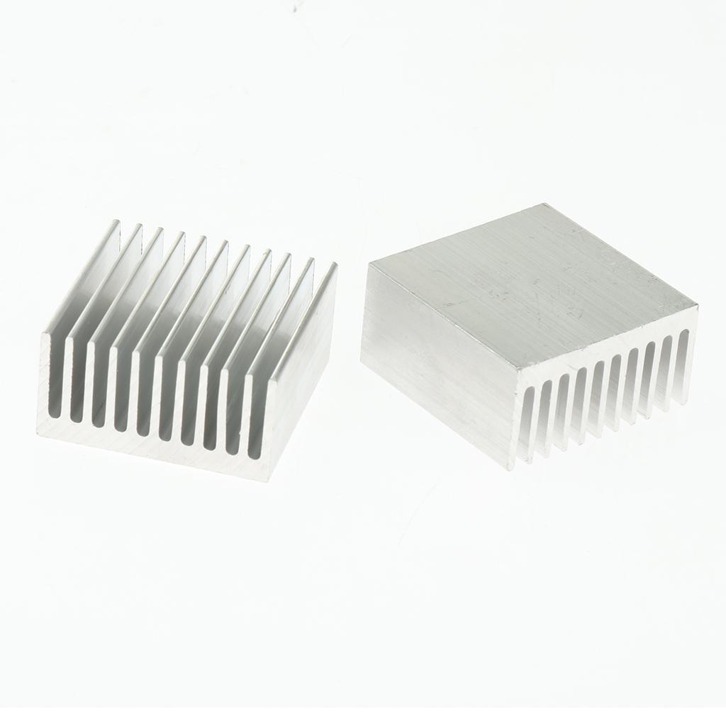 10x Aluminum Heatsink Amplifier Heat Sink Conductivity Cooler Fin 40x40x20mm