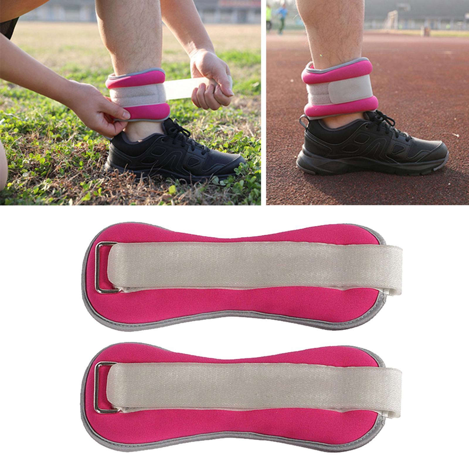 Compact Ankle Weight Women Wrist Weight Strap Bracelet  Pink