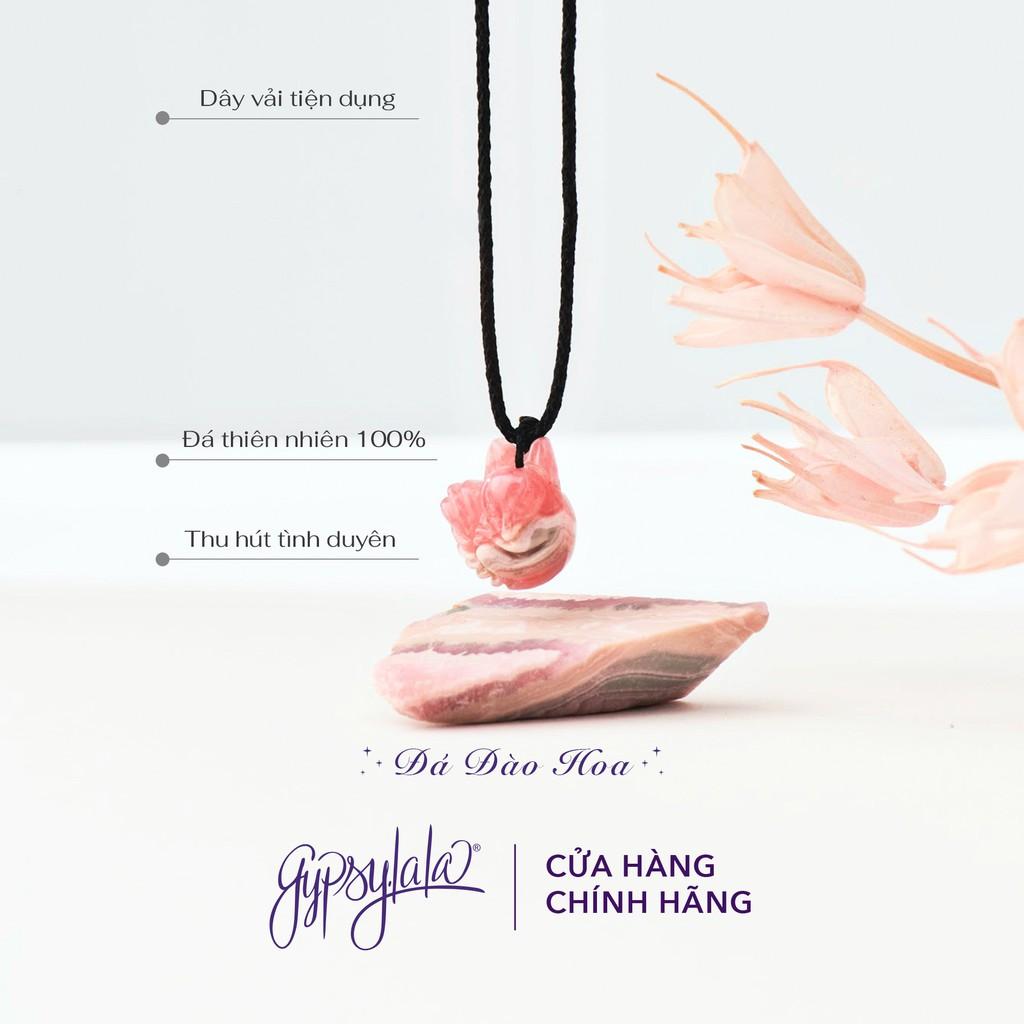 Dây chuyền Hồ Ly đá Đào Hoa (Rhodochrosite) HLDHMCC1 Gypsy.lala