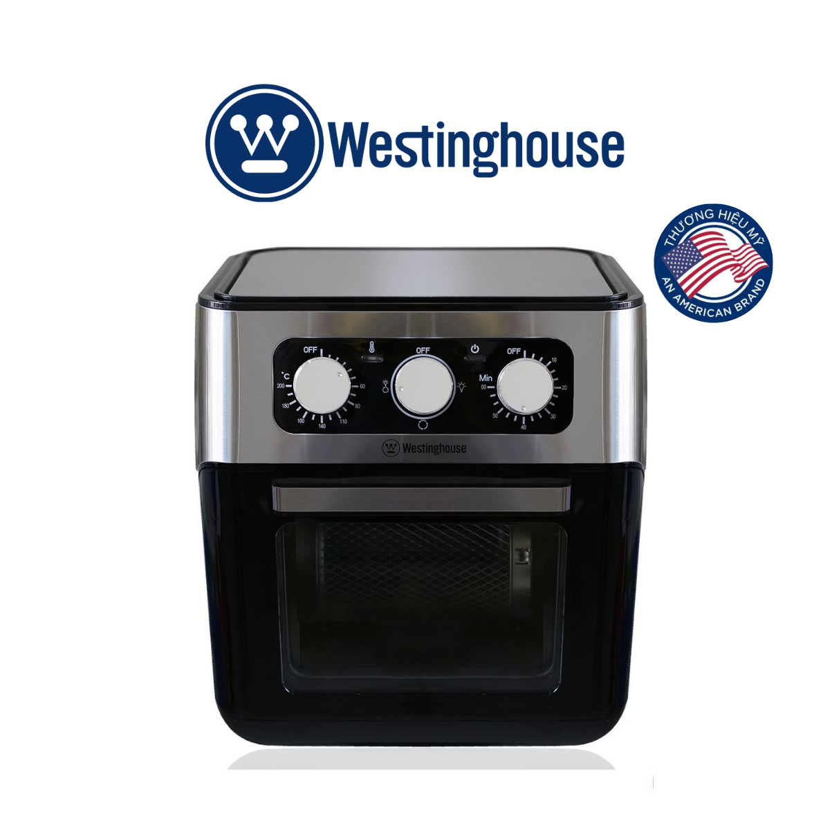 Nồi chiên không dầu Westinghouse 10L Cơ - Mỹ - Hàng chính hãng