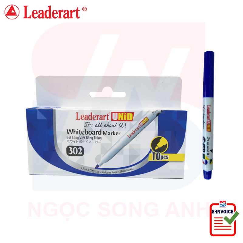 Bút lông bảng Leaderart 302 - Hộp 10 chiếc