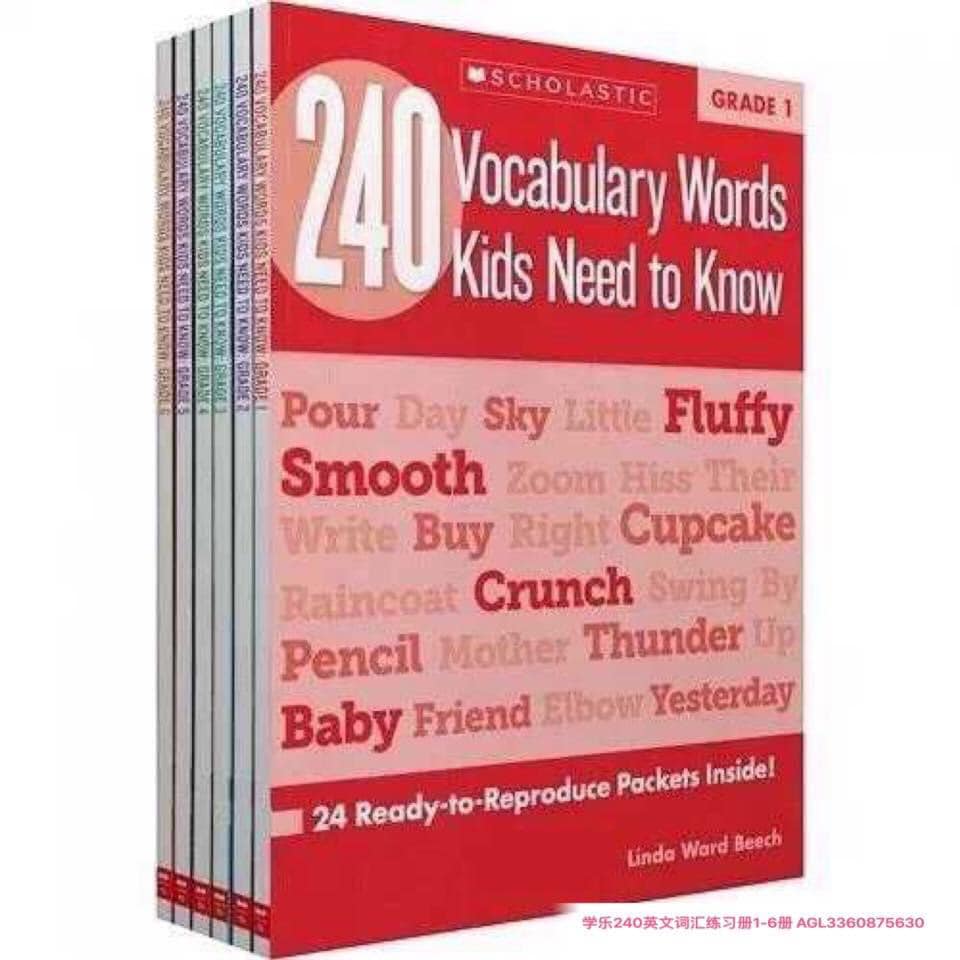240 Vocabulary words kids need to know Grade 1-6 (6q có đáp án cuối) nhập khẩu