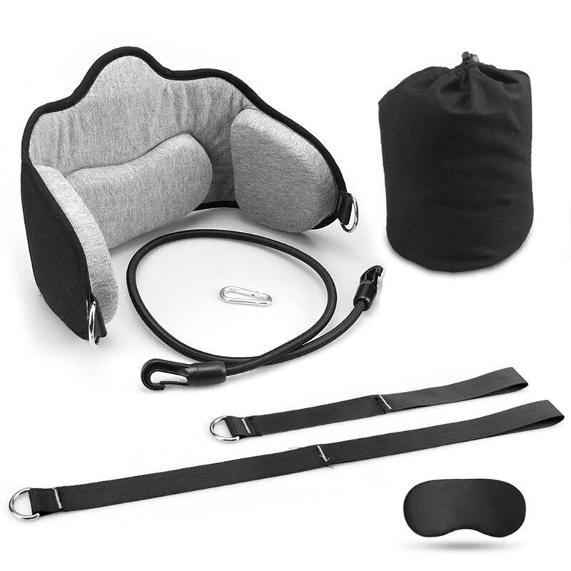 Hammock with Stand for Neck Traction Massager Cervicales To Reduce Neck Pain Relief Relaxation with Free Eye Mask Neck Hammock