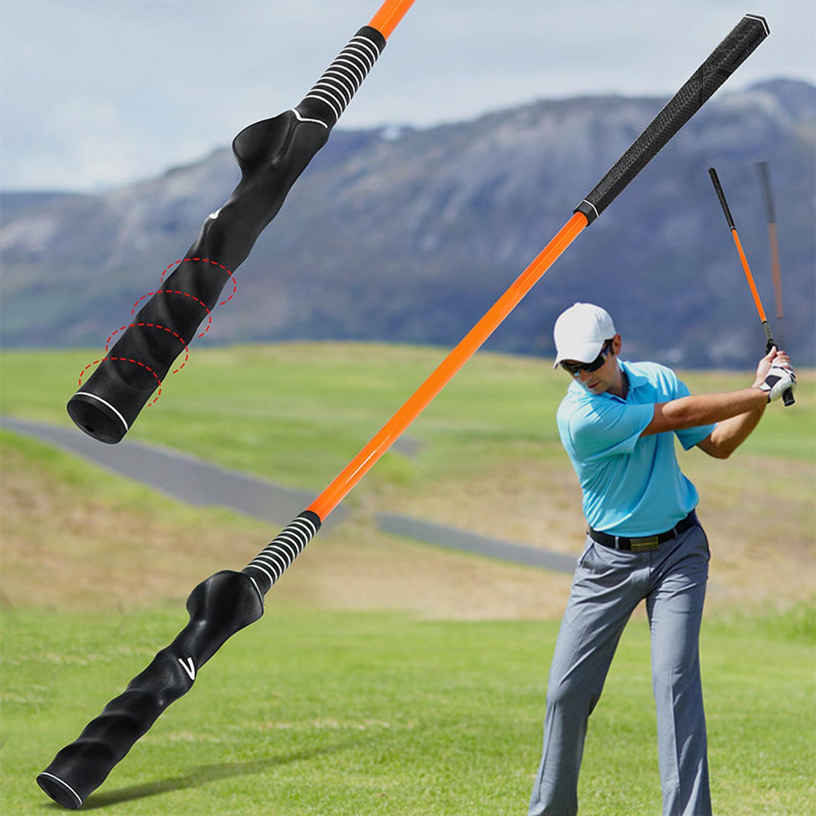 Golf Swing Trainer Portable Golf Swing Training Aid Golf Practice Swing Rod