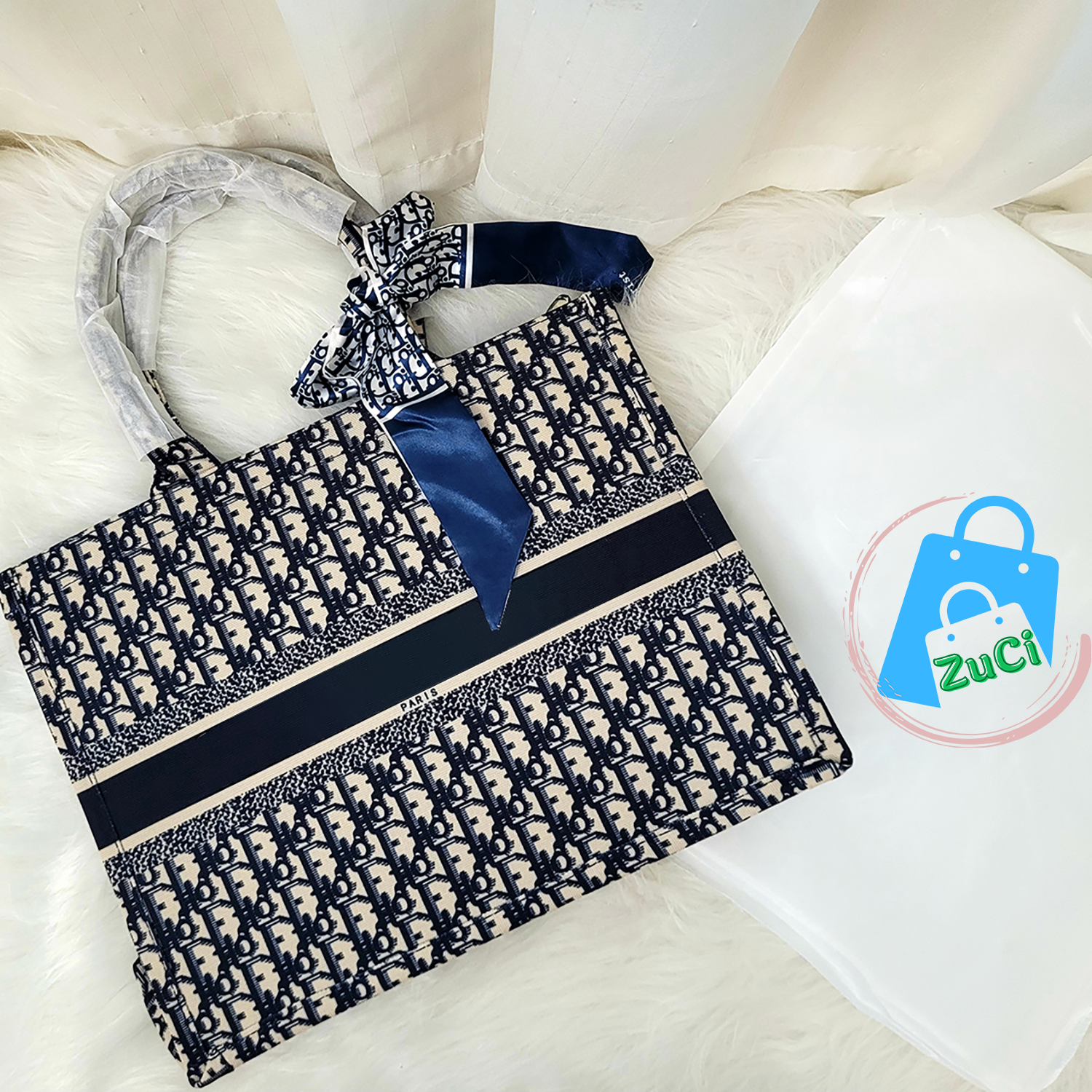 Túi xách nữ túi tote ZUCI A61 size 36cm thổ cẩm thời trang công sở nữ phong cách Hàn Quốc QC siêu xịn xò