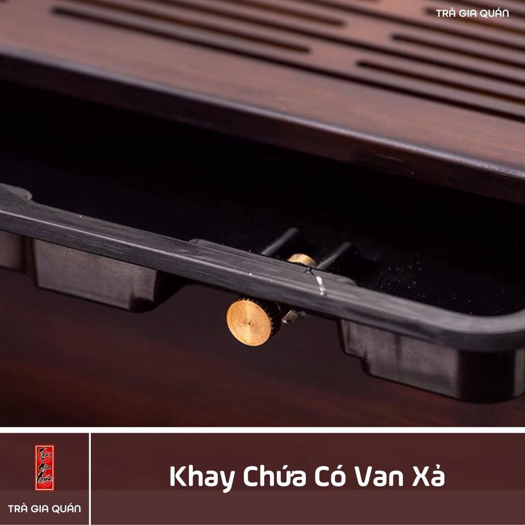 KT 61 Khay Trà Tre Cao Cấp Hình Chữ Nhật 3 Kích Thước