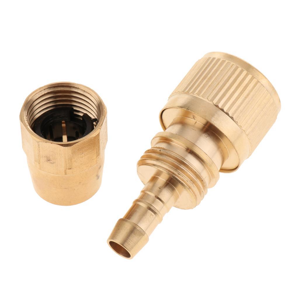 2 Pieces Brass Expandable Hose Repair Adaptor