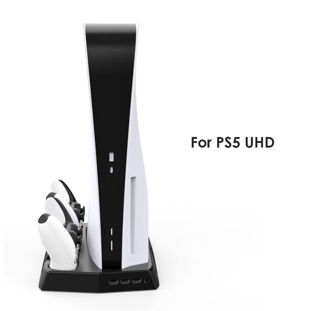 Đế Tản Nhiệt Đứng Dành Cho Máy Game PS5/Playstation 5 Kiêm Sạc Cho Tay Cầm PS5