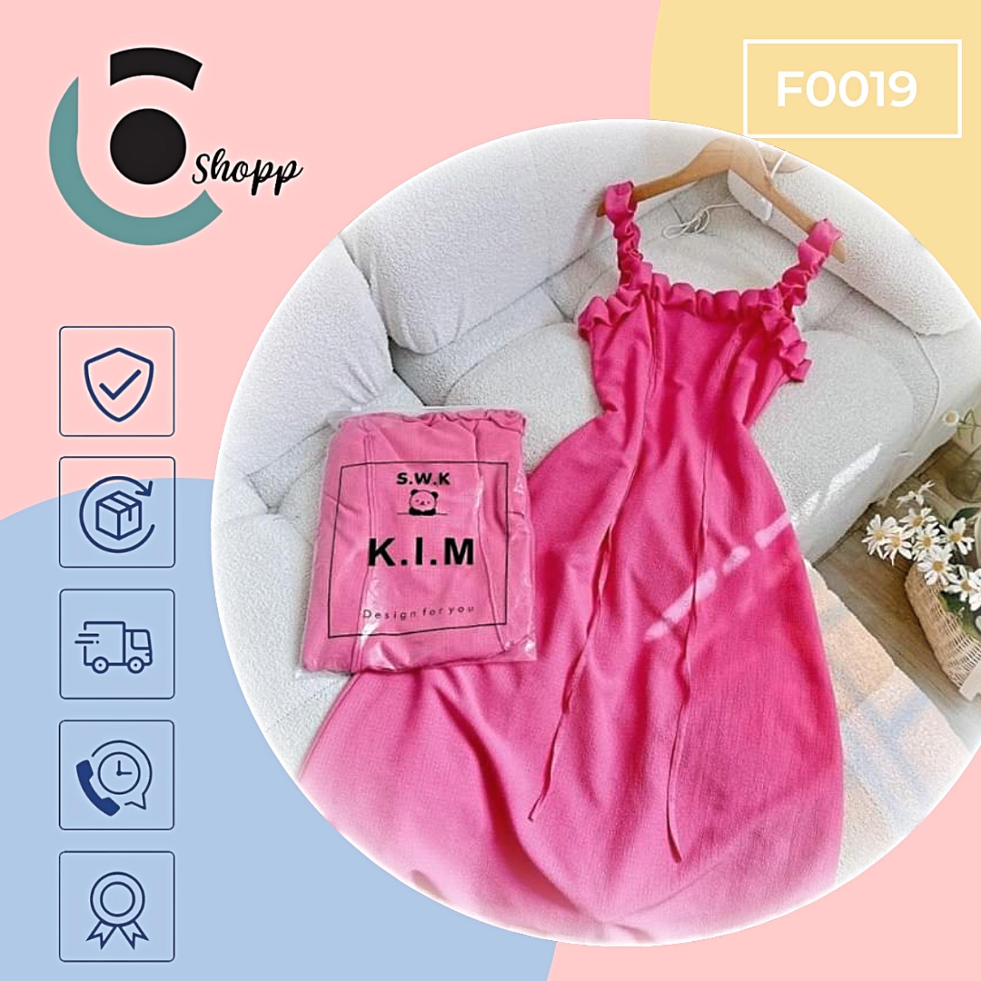 Đầm maxi 2 dây bèo cao cấp