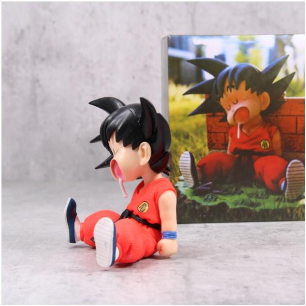 Mô Hình Goku Ấu Thơ, Ngồi Ngủ Cute Dễ Thương, Cao 8,5cm - Tượng Figure Dragon Ball