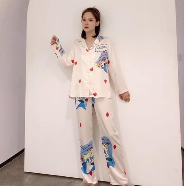 BỘ PYJAMA LỤA DÀI CAO CẤP QC(sz &gt;59)