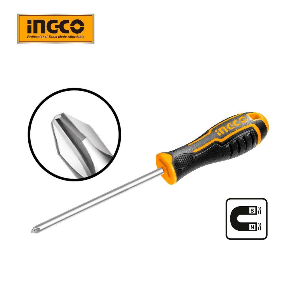 Bộ tua vít bake có nam châm INGCO HSDSPH3150, chất liệu thép Cr-V, dài 150mm.