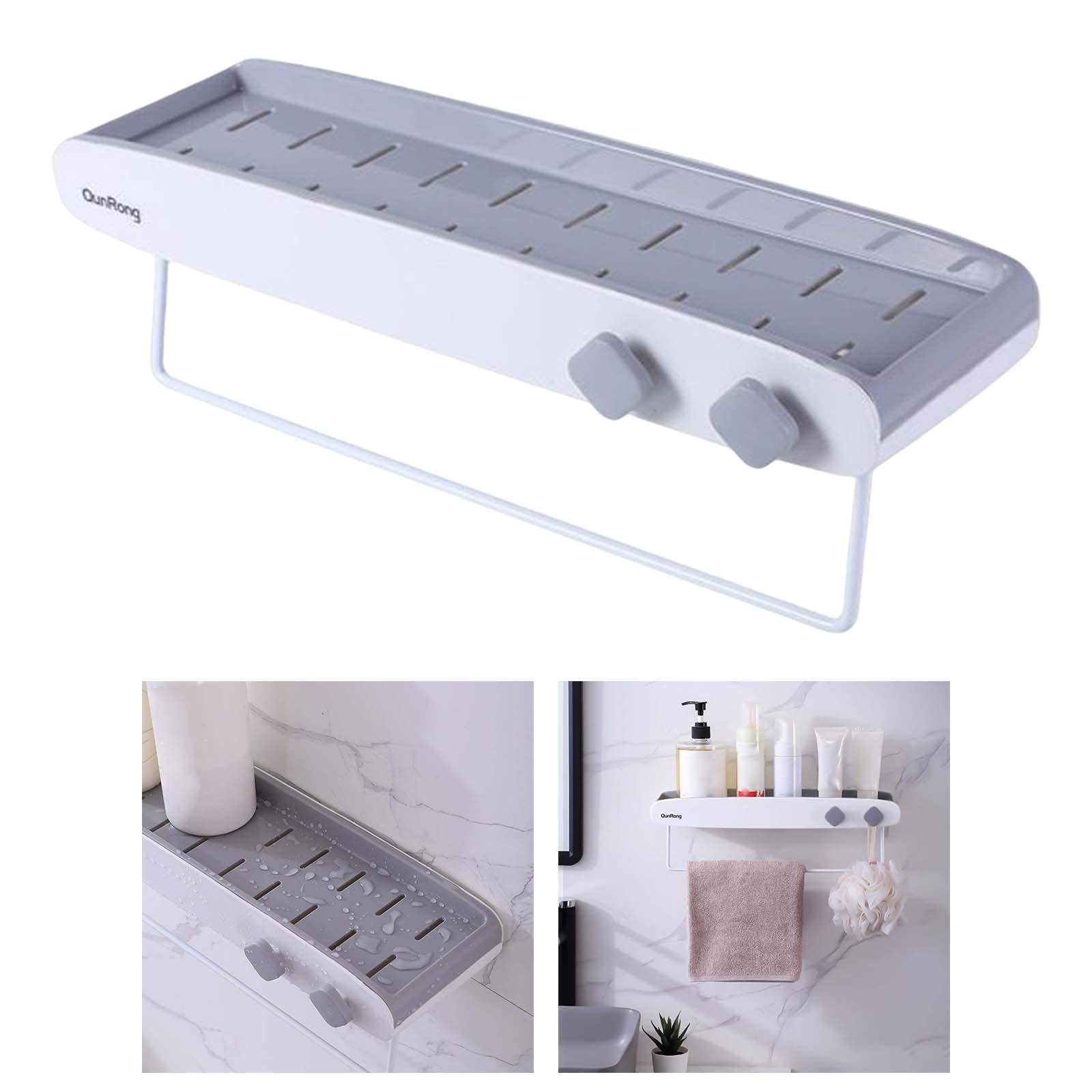 Shower Caddy Shelf Wall Mounted Storage Rack Organizer bathroom