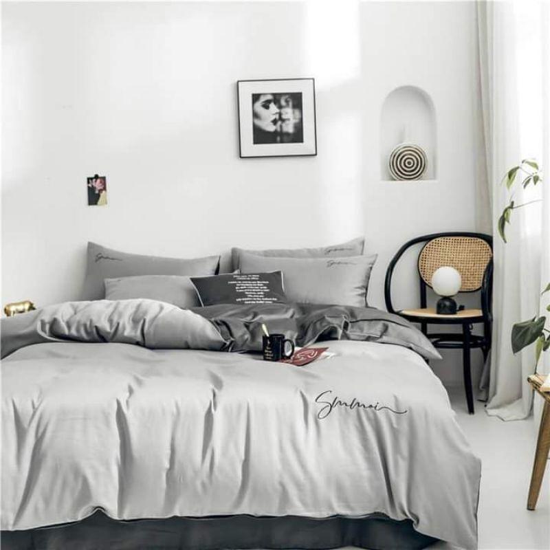 Bộ chăn ga gối lụa sumoi 60s cao cấp