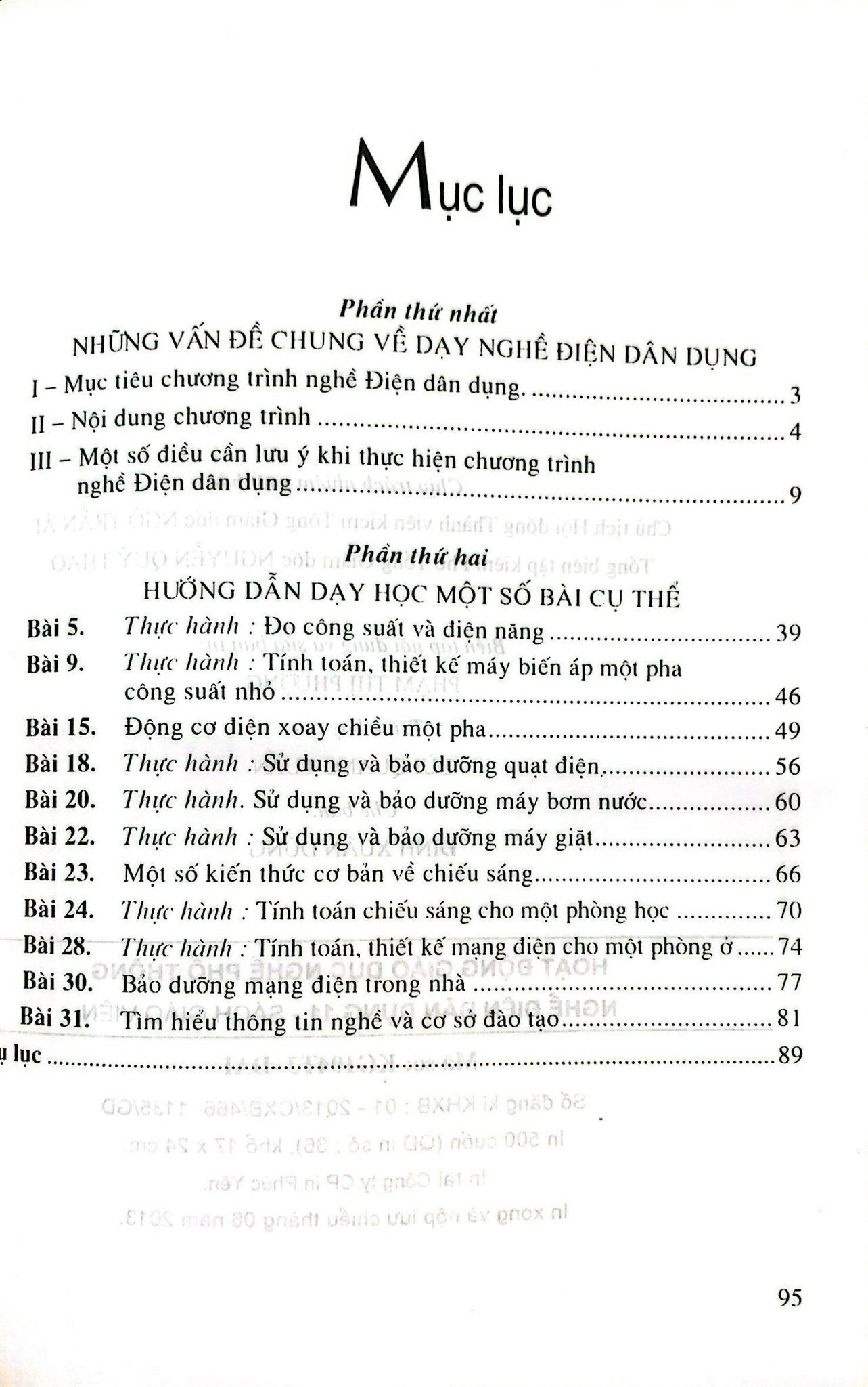 Hoạt Động Giáo Dục Nghề Phổ Thông Nghề Điện Dân Dụng 11 - Sách Giáo Viên