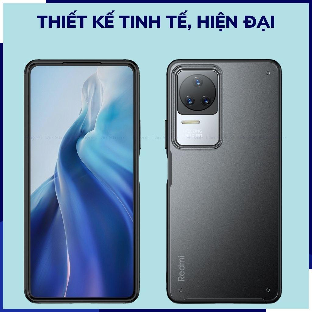 Ốp lưng redmi k50, k50 pro chống sốc bảo vệ camera chống vân tay nhám viền màu ver 2 phụ kiện điện thoại huỳnh tân store