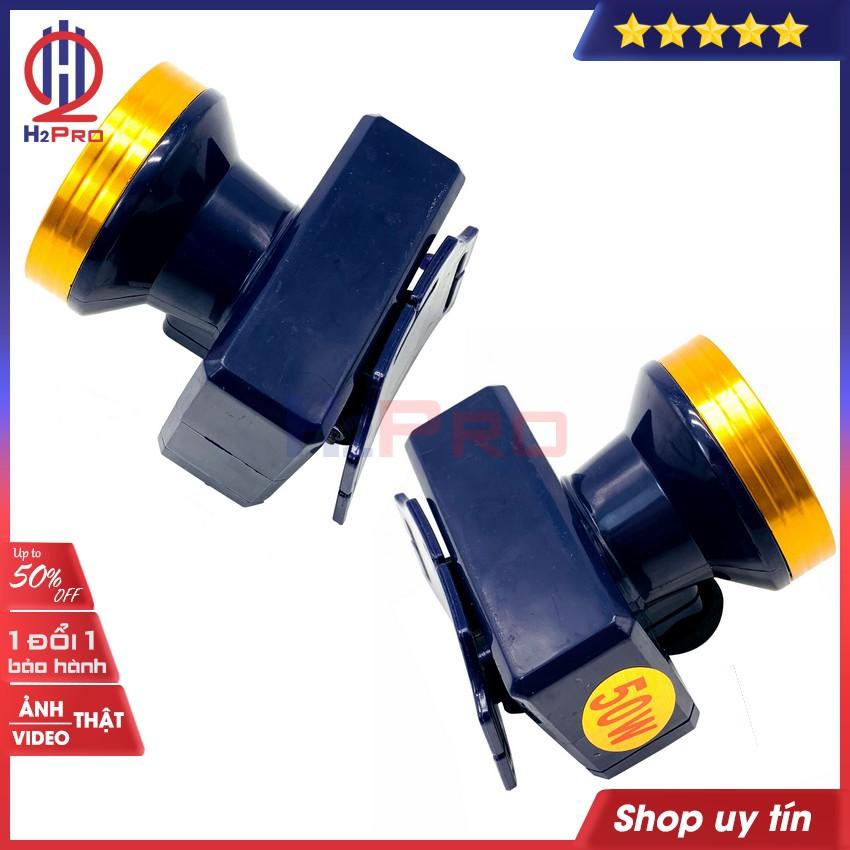 Đèn pin đội đầu siêu sáng 50W MIN HUI A9 H2Pro cao cấp LED-pin sạc-10h sử dụng-chiếu xa 200m-chống nước