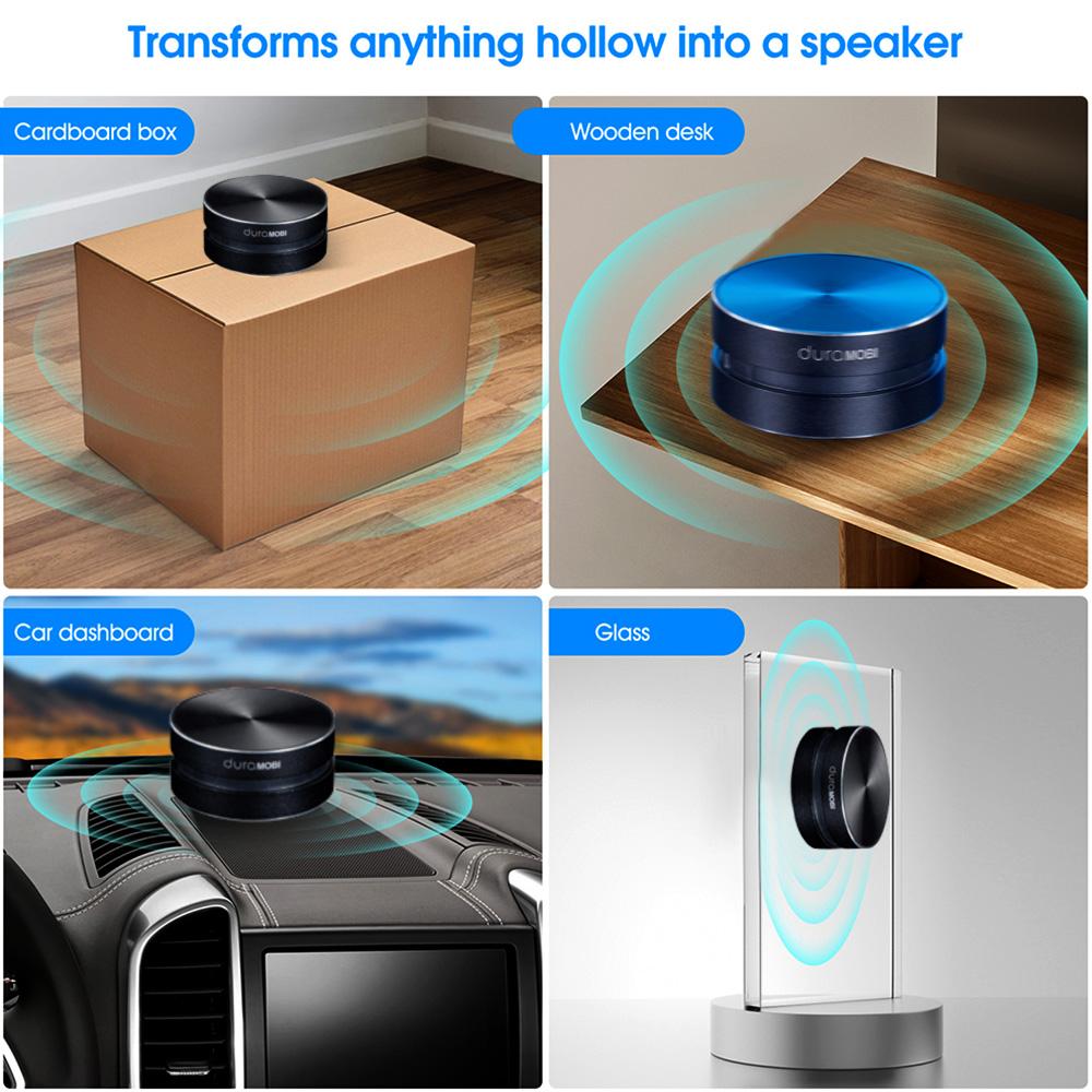 1 Pack Wirelessly BT Speaker Bone Conduction Speakers Mini Portable Loud Stereo Sound Built-in Mic Sound Box Red