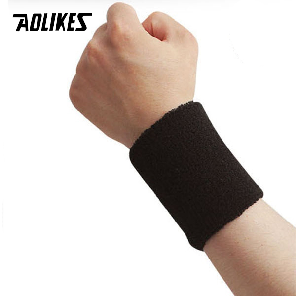 Băng Cổ Tay Thể Thao Thấm Mồ Hôi  AOLIKES YE-0230 Co Giãn Thoáng Khí Mềm Mại Sport Fitnes Absorb Sweat And Wrist Protctor - Hàng Chính Hãng