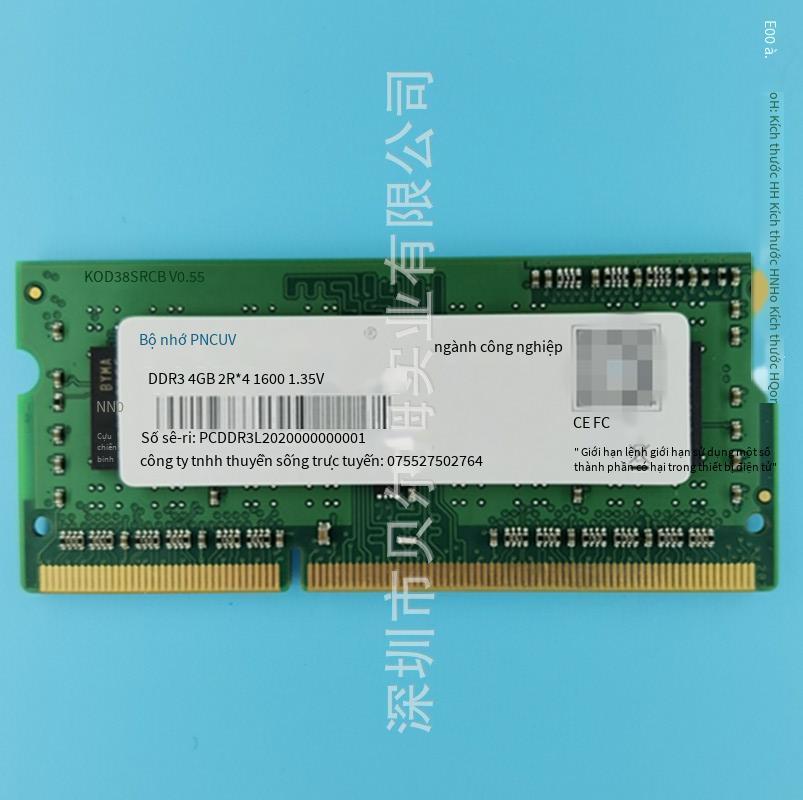 Phong cách mới nhất cấp công nghiệp DDR3 8gb thẻ nhớ ddr3l RAM cho máy tính công nghiệp pc mini ethernet kép