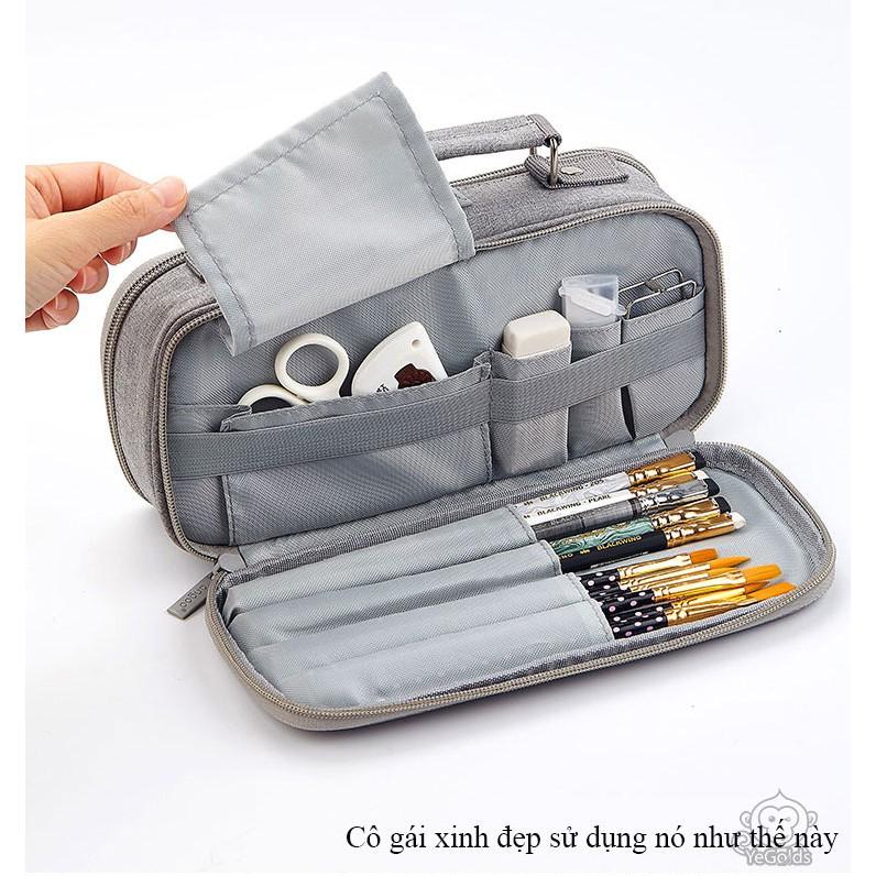 Hộp xách tay lưu trữ văn phòng phẩm kiểu Nhật Bản - Home and Garden