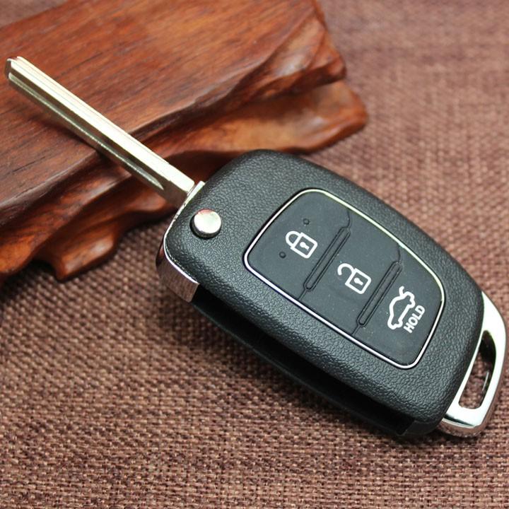 Vỏ Chìa Khóa Xe Ô Tô Hyundai IX135 Dạng Khóa 3 Nút Bấm