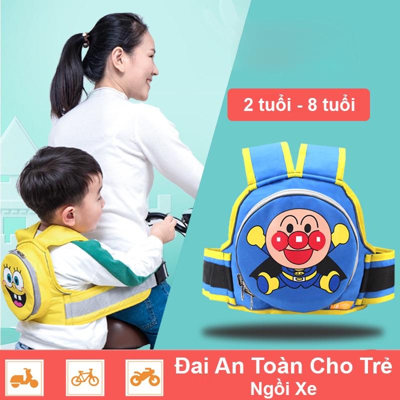 Đai đi xe máy an toàn cho bé HÀNG HÌNH thương hiệu Việt cao cấp bảo hành 1 tháng