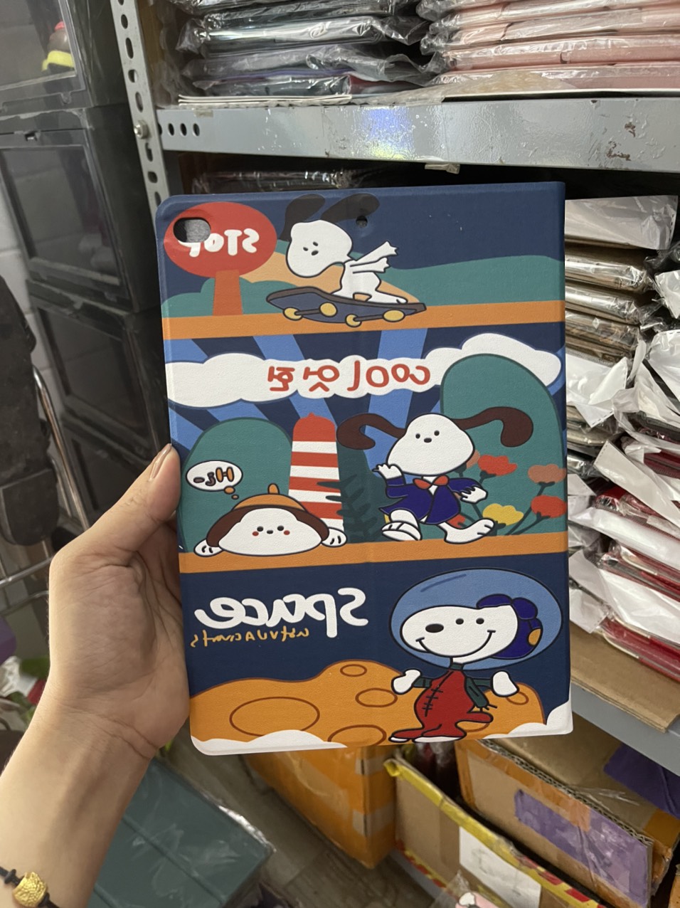 Bao da dành cho ipad 2017/2018/Gen 5/6/Air 1/2 hoạt hình